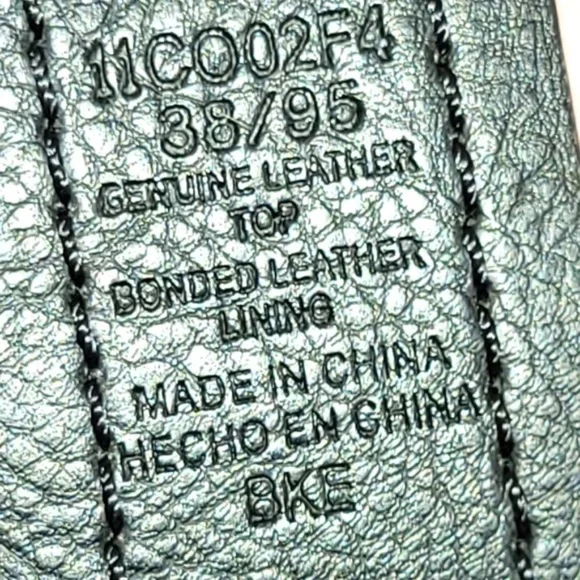 3/$25 Columbia Leather Belt Size 38 95 - Picture 6 of 8